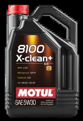 Масло моторное MOTUL 8100 X-CLEAN+ 5W30 синт.5л 106377 MOTUL