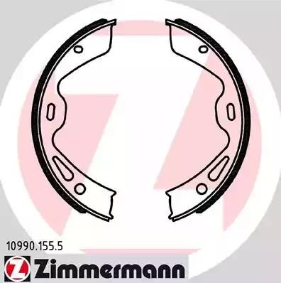 Колодки тормозные барабанные Porsche PANAMERA 109901555 10990.155.5 ZIMMERMANN