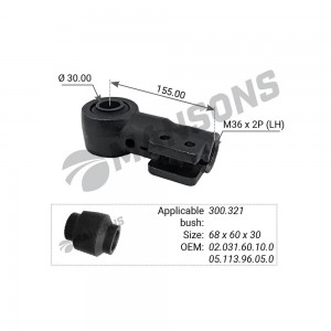 Наконечник BPW тяги реактивной MANSONS 300081 MANSONS