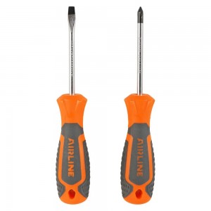Набор отвёрток 2 пр. (SL5x75mm, PH1x75mm) пласт.подвес (ATAU008) ATAU008 AIRLINE