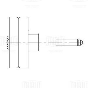 Ролик привод. ремня для ам VW Tiguan (07-) 1.4 (CM 5085) CM5085 TRIALLI