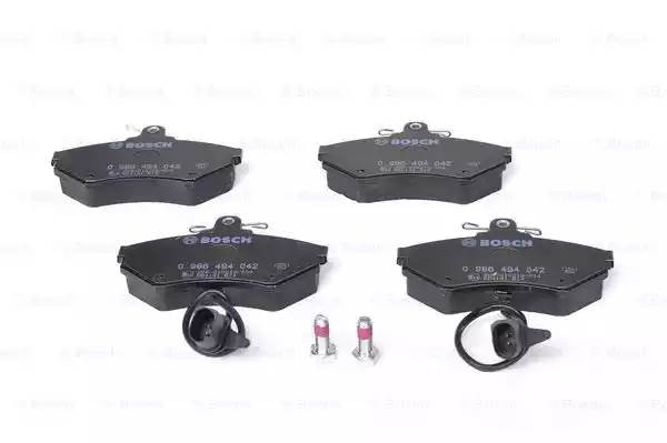 Колодки тормозные VW Passat (10.96-11.00) AUDI A4 (01.95-12.04) передние (4шт.)  0 986 494 042 BOSCH