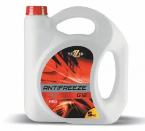 Антифриз красный -40C 5кг G12 WEZZER 4608868 WEZZER