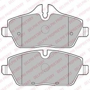 LP2186 колодки дисковые п.\ BMW 1-Series E87 1.6i/1.8D 04> LP2186 DELPHI