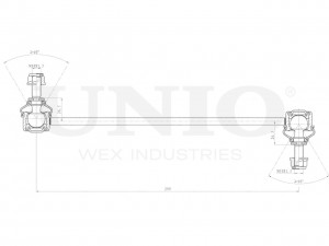 Стойка стабилизатора передняя SSP-50145 UNIO
