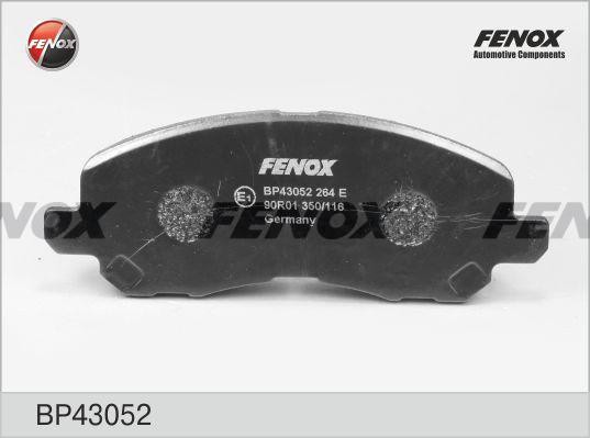 Колодки диск передние Galant VI 99-04, Lancer 03- BP43052 BP43052 FENOX