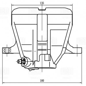 Суппорт торм. Audi 80 (91-) перед. прав. d=54мм (CF 205302) CF 205302 TRIALLI