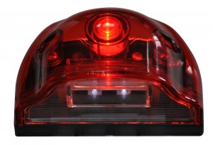 Фонарь освещения номерного знака W72 LED / 9V-36V / IP68; размеры 101x59x60 мм,  409 WAS