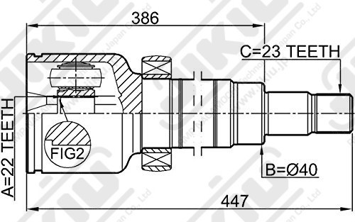 ШРУС JC51049 JC51049 JIKIU