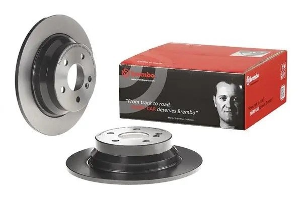 Диск тормозной MERCEDES E (W211,W212) (02-) задний (1шт.) BREMBO 08.9584.11 BREMBO