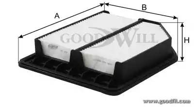 Фильтр воздушный AG143 AG 143 GOODWILL