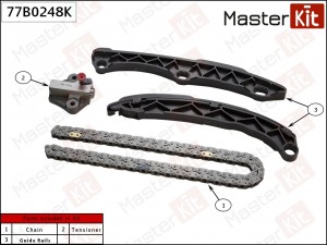 Комплект цепи ГРМ KIA Optima (JF) 2.0/2.4 G4KJ 15- MASTERKIT 77B0248K 77B0248K MASTER KIT