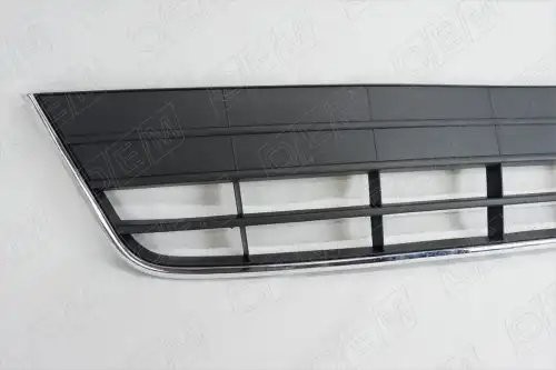 Решетка в бампер нижняя Volkswagen Tiguan 1 2011-2016, под накладку OEM3711 OEMPARTS