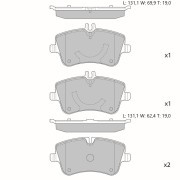 Колодки тормозные дисковые Avantech передние (противоскрипная пластина в компл.) AV100 AVANTECH