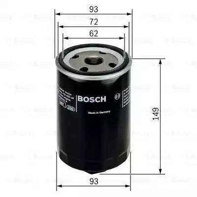Фильтр масляный VW Passat AUDI A4 (99-05) SKODA Superb (02-08) BOSCH F 026 407 004 BOSCH