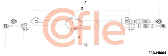 трос КПП!\ Nissan Qashqai 1.6 07-13 922CBNI004 COFLE