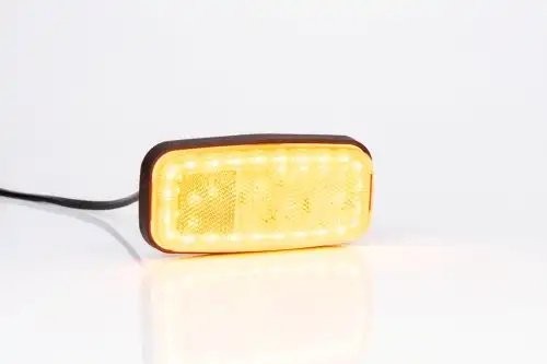 фонарь габаритный! LED, желтый, 123х56, с проводом 0,5м\ Universal FT075ZLED FRISTOM