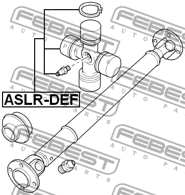 Крестовина карданного вала FORD TRANSIT 00-06, LAND ROVER DEFENDER 87-06 ASLR-DE ASLR-DEF FEBEST