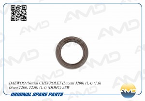 Сальник коленвала передний DAEWOO Nexia, CHEVROLET Lacetti J200, 1,4, 1,6, Aveo  AMD.SG232 AMD