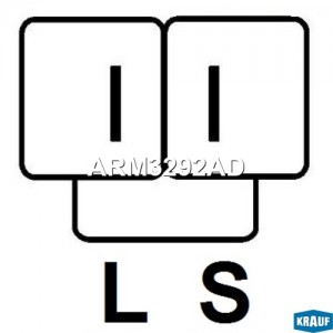 реле-регулятор!\ Nissan Almera 1.4/1.6 16V <00/Primera 1.6i 16V 90-96 ARM3292AD KRAUF