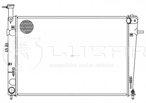 Радиатор охл. для а/м Hyundai Tucson/Kia Sportage (04-) G MT (тип Halla) LRc0886 LRC0886 LUZAR