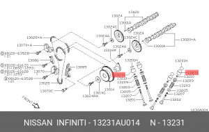 ТОЛКАТЕЛЬ 3,28 13231-AU014 13231-AU014 NISSAN