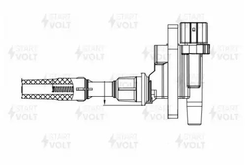 Катушка зажигания для а/м Mazda MPV (99-)/626 (91-) 2.0i SC 2114 SC 2114 START VOLT
