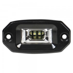 Фара светодиодная прямоугольная врезная 2LED, рассеянный свет, 10Вт, 110х57х58мм ALED039 AIRLINE