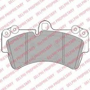 LP1997 колодки дисковые п.\ VW Touareg 3.2/3.6/4.2/6.0/3.0TDi диск 18' 02> LP1997 DELPHI