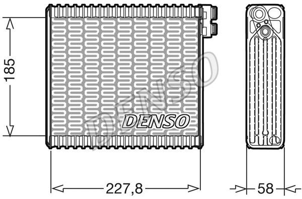 Щетка стеклоочистителя MERCEDES S (W222) (13-) 630/560мм комплект DENSO DF-074 DENSO