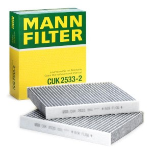Фильтр салонный угольный CUK2533-2 CUK2533-2 MANN FILTER