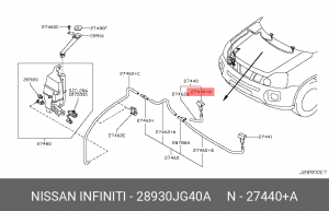 НАКОНЕЧНИК ОМЫВАТЕЛЯ 28930-JG40A 28930-JG40A NISSAN