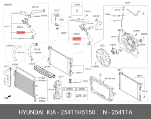 Деталь 25411H5150 HYUNDAI KIA