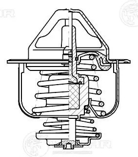 Термостат для а/м Nissan X-Trail (00-)/X-Trail (07-)/Teana (08-)термоэл.)82°С LT LT 1425 LUZAR