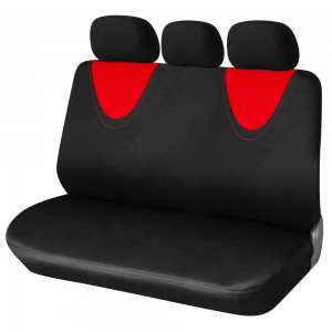 Авточехлы универсальные полиэстер черно-красные (9 предм.) AIRLINE ACS-PP-05 AIRLINE