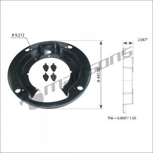 Защита тормозная 175 мм; Volvo F/FL 6, F/FE/FL/FM 7 - x; Volvo FH/FM/FMX/NH 9/10 800.137 MANSONS