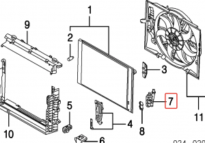 Термостат BMW 5 (E60),6 (E63,E64),7 (E65,E66) (82град.) MAHLE TO582 MAHLE KNECHT