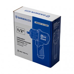 Гайковерт пневматический ударный 1/2"1356Нм (138кГм) усиленный 800527121356 GARWIN