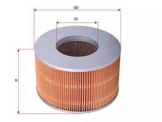 Фильтр воздушный  TOYOTA HILUX 3,0 2002 - 2005  TOYOTA HILUX 2,4 1998 - 2002 A11 A1157 SAKURA