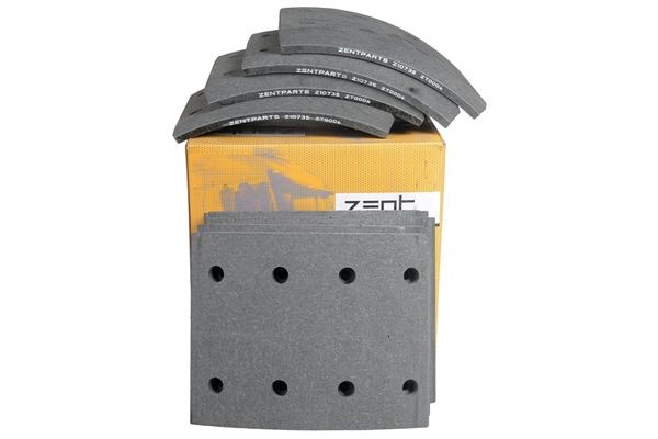 накладки торм. с ЗАКЛЕПК. STD! 19010 21.0-13.0 (420x150)(93685/L10 6.35x15.9 64) Z10735 ZENTPARTS