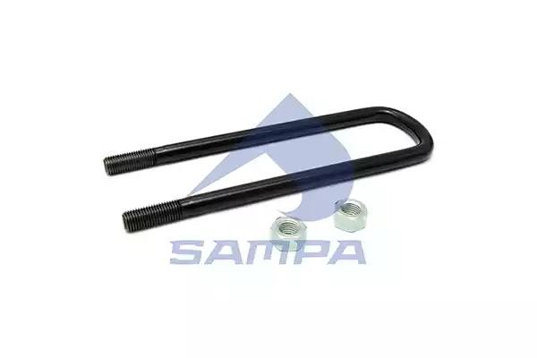 Стремянка VOLVO FH12 рессоры задней с гайками (92хM24х3х420-U) SAMPA 0312721 SAMPA