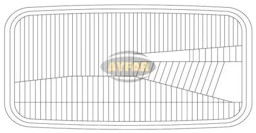 Стекло фары SCANIA 112,113 правое/левое AYFAR C11555 AYFAR