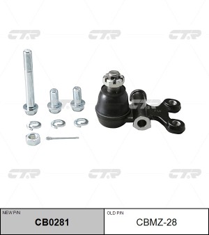 Опора шаровая MAZDA MPV (89-99) подвески передней нижняя левая/правая CTR CB0281 CTR