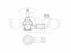 Наконечник рулевой SSP-10099 UNIO