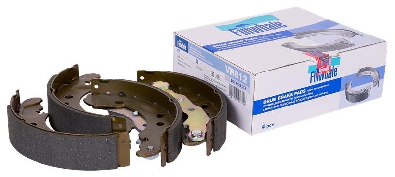 Колодки барабанные задние компл. Lada Vesta, Micra III / Note (E11), Clio III (б VR812 FINWHALE