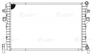 Радиатор охл. доп. для а/м Skoda Octavia A7 (13-)/VW Golf VII (12-) LRc18GF LRC 18GF LUZAR