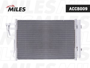Радиатор кондиционера (паяный) HYUNDAI ELANTRA 1.6/2.0 06-) ACCB009 ACCB009 MILES