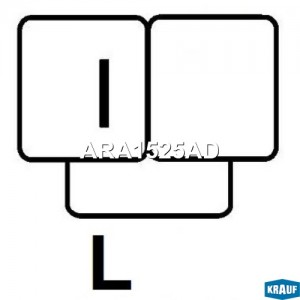 Регулятор HYUNDAI Sonata (04-),Tucson (04-) (2.7) напряжения генератора KRAUF ARA1525AD KRAUF