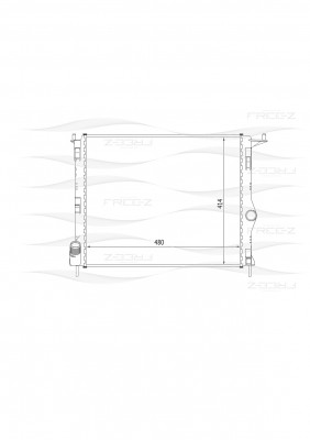 Радиатор RENAULT Duster/Logan/Sandero 08-LADA Largus 12- KK0179 KK0179 FREE Z