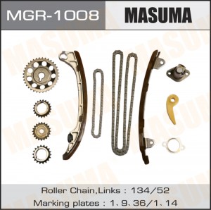 ремкомплект ГРМ! цепной, со звездочками\ Toyota Rav4/Camry/Avensis 2.0/2.4 00> MGR1008 MASUMA